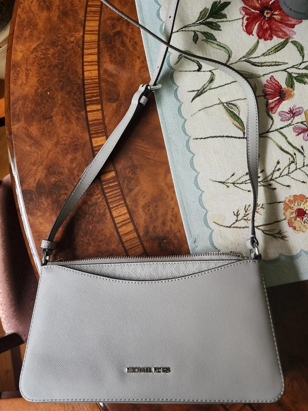 ✨ Michael Kors Jet Set Crossbody Purse ✨light Gray